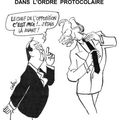 Dans l'ordre protocolaire - Le Canard enchaîné n° 4535 - 26 septembre 2007