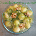 Choux de Bruxelles aux noix