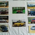 Lot de livrets gamme Renault