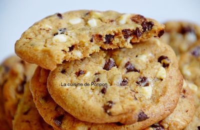 Cookies aux 2 chocolats selon Cyril Lignac