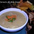 Soupe aux lentilles et aux pommes de terre, sans gluten et sans lactose