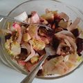 Salade campagnarde betteraves, noix, endives et pommes