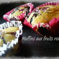 Muffins aux fruits rouges au thermomix ou pas 