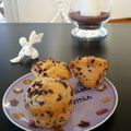 Muffins ultra moelleux aux pépites de chocolat et cranberries (tout bio!)