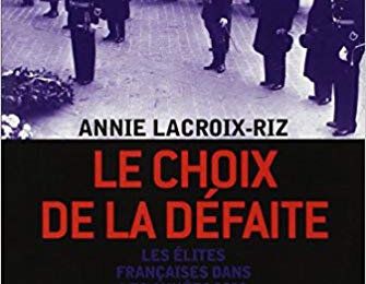 Le choix de la défaite. Comme en 40 !