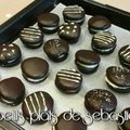 Macarons à la gelée de figue et sa ganache de vanille et miel du bocage