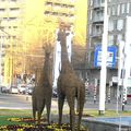 Il était une fois, deux giraffes qui gardaient un rond point de Rotterdam...