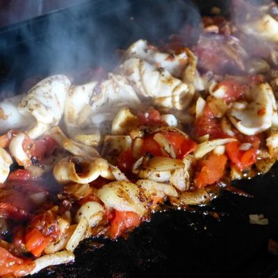 Calamars à la plancha