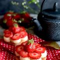 Tartelettes aux fraises et crème citron