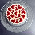 Panna cotta de la Saint-Valentin