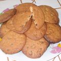 Cookies Nougatine/Chocolat noir