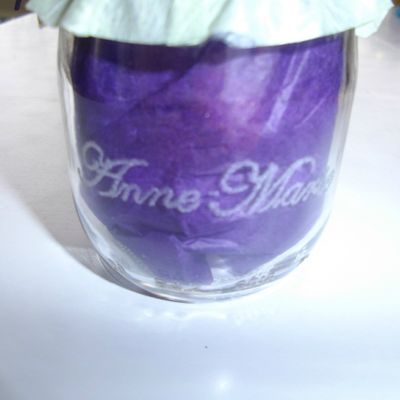 Un peu de gravure sur verre