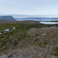 Le Groenland - en route le long du Fjord du Sermilik vers le lac des saumons
