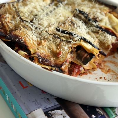 Lasagnes aux Aubergines et 3 Fromages