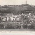 Le Village et la Tour (carte postée en 1906)