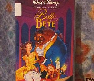 VHS " la belle et la bête "
