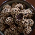 Truffes au chocolat et au kasha (graines de sarrasin)