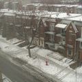 Le quartier sous la neige