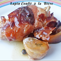 Lapin confit à la bière et au citron