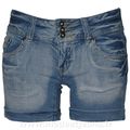 Mini Short Jean Délavé Femme Taille Basse - Mini short pas cher