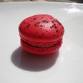 Macarons chocolat-framboise