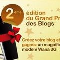 2ème Edition du Grand Prix des Blogs par WANA 