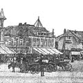 Hôtel du Kursaal en feu en 1909