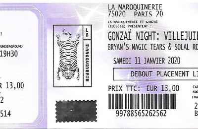 Le Villejuif Underground / Byan's Magic Tears / Hoorsees - Samedi 11 Janvier 2020 - Maroquinerie (Paris)