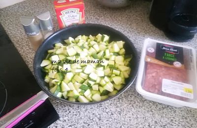 Boulettes de chair à saucisses et courgettes