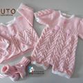 FICHE TRICOT BEBE, tuto bb, modèle layette à tricoter, explications en pdf