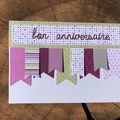 Challenge carte #3 (une carte anniversaire)