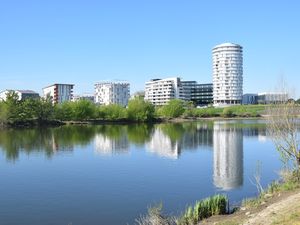 Sur les rives du Cher à Tours le 9 avril 2025