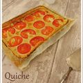 QUICHE THON ET TOMATES