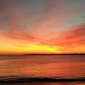 Couchers de soleil de l'hiver en baie de Concarneau 1