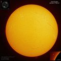 Soleil H-alpha 17 avril 2012 7h24 TU