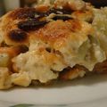 GRATIN DE CHOUCHOU AUX CREVETTES