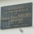 Quelques plaques de l'histoire de Rouen