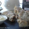 Scones aux flocons d'avoine et aux raisins, sans gluten et sans lactose