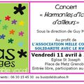  solidarité avec le Rwanda avec le concert "Harmonies d'ici et d'ailleurs" à l'Eglise St Joseph (Grenoble)