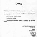 - AVIS de Mr le Maire !