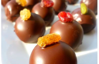 Cake ball façon mendiants