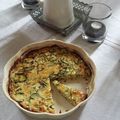 Flan de Courgettes et Basilic