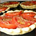 Tartelettes aux tomates et jambon cru