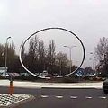 Rond-point à Heemskerk (Pays-Bas)
