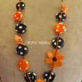 Long Collier perles Fimo