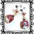 ... Boucles "kilt ecossais" ...