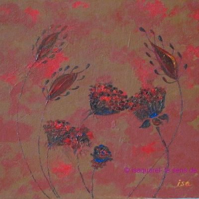 "les fleurs rouges"...