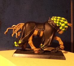 Cheval (de chevalier bretonnien) in progress...
