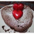 Saint Valentin , dessert en coeur !