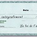 CHEQUE D'ABONDANCE DU MOIS DE NOVEMBRE